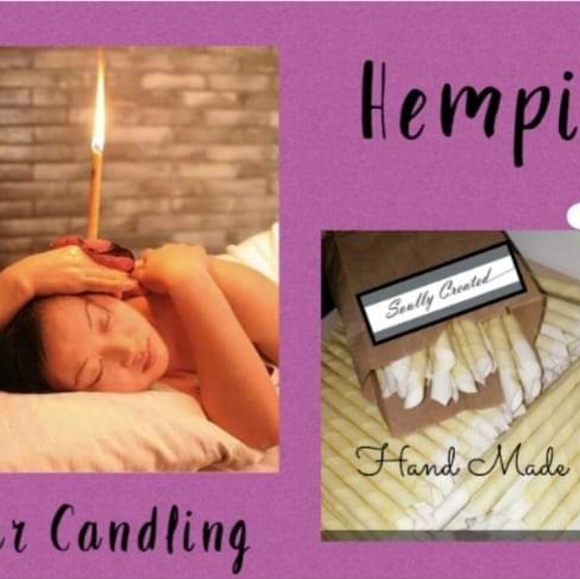 Hempit Organic Ear Candles Iocally hand made 4 candles in pack with instructions - Picture 2 of 9